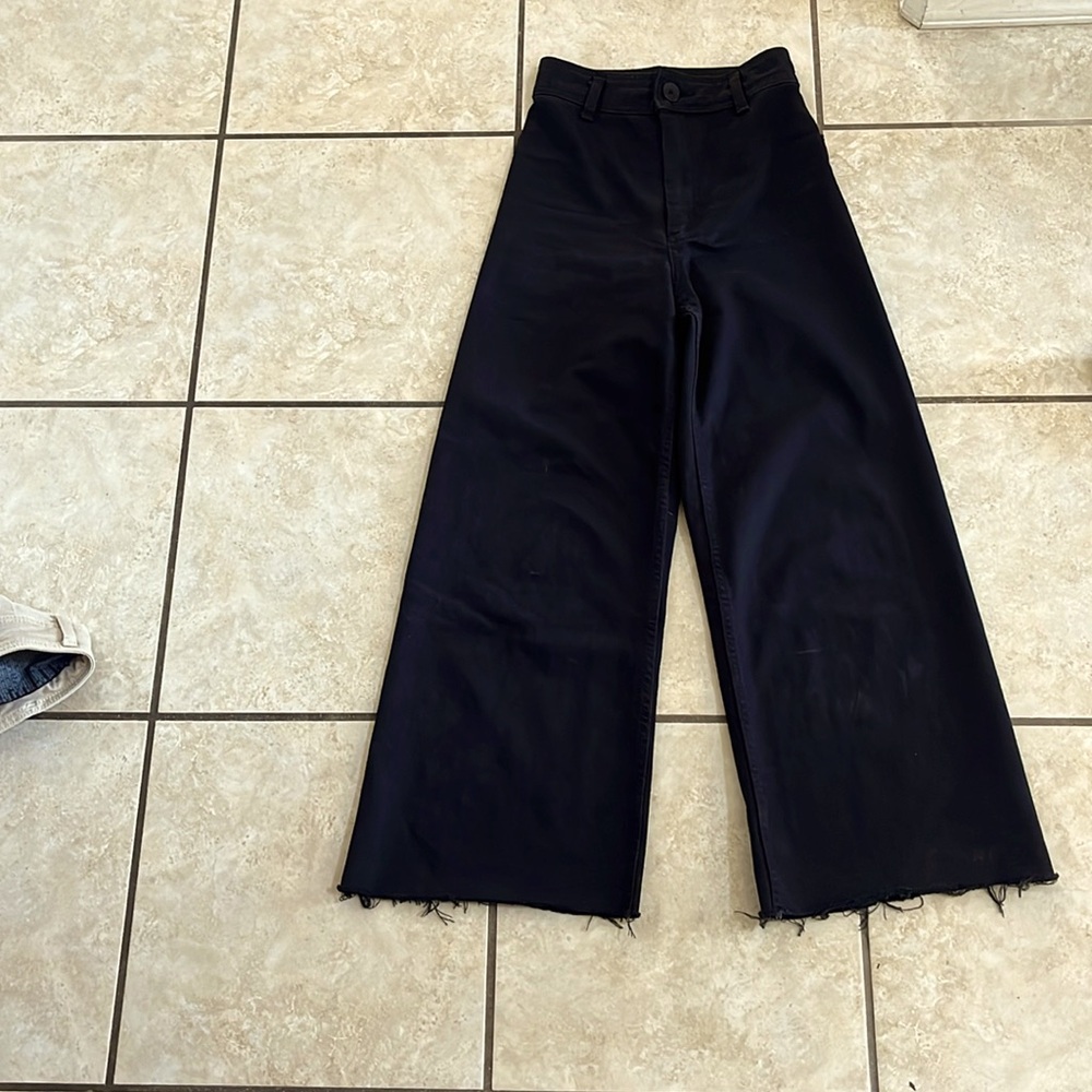 Zara Black Marine Straight Jeans